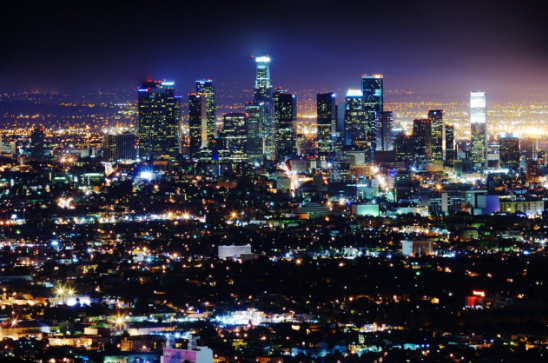 部署了飞利浦照明CityTouch智能互联道路照明管理系统的美国洛杉矶市